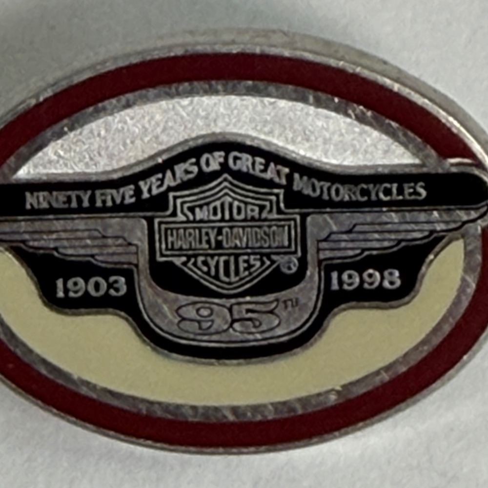 Vintage Harley-Davidson 95th Anniversary Pin 1998 Limited Edition 7194/7500